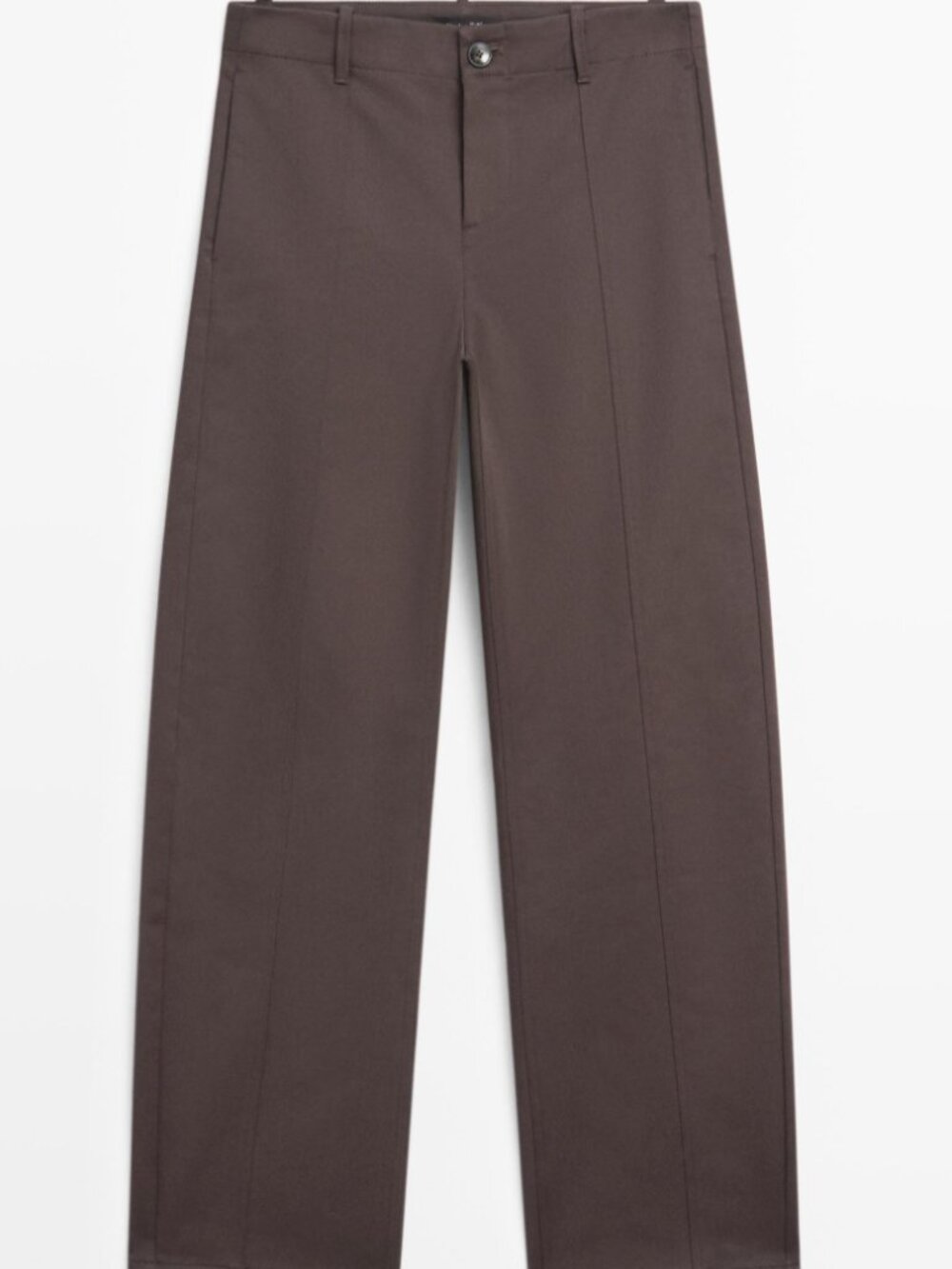 NWT Massimo Dutti Carrot Fit Trousers - Chocolate - Size 8